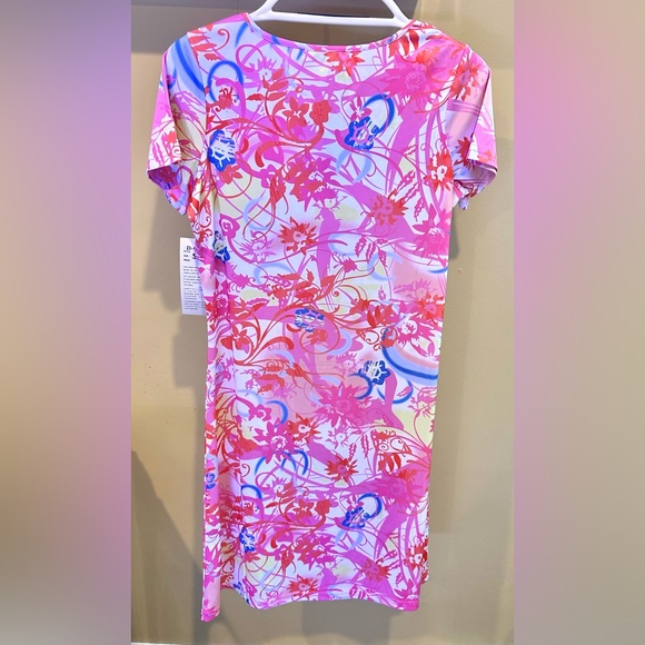 Abby Joy women’s dress, new with tags, 100% polyester, made in India, gorgeous! - Picture 2 of 4